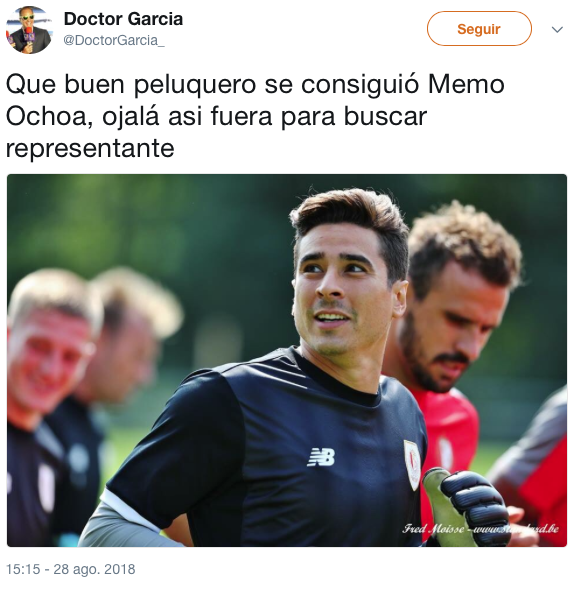 Memo Ochoa se cortó el pelo y hay calentamiento global