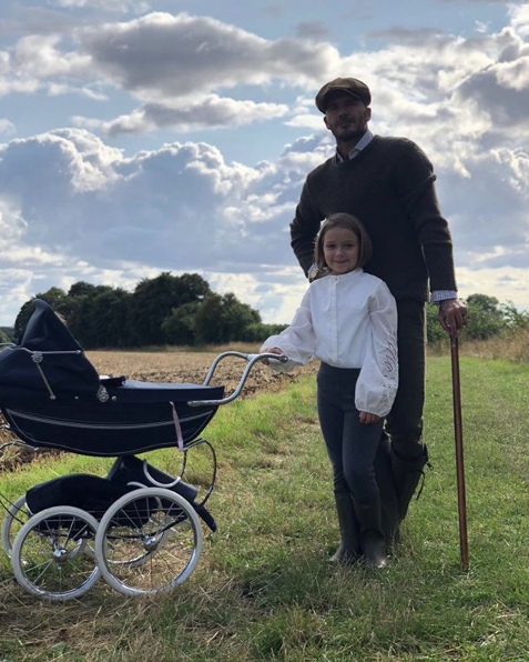 Así se ve la hija de Victoria Beckham imitando su estilo