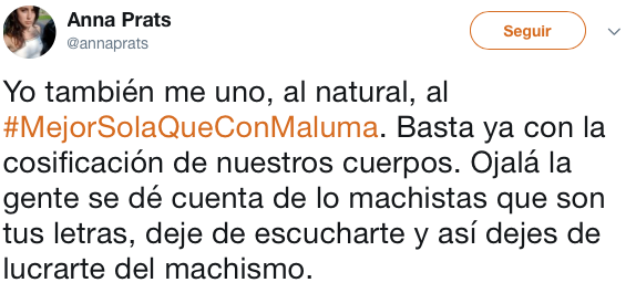 #MejorSolaQueConMaluma la campaña en redes contra Maluma
