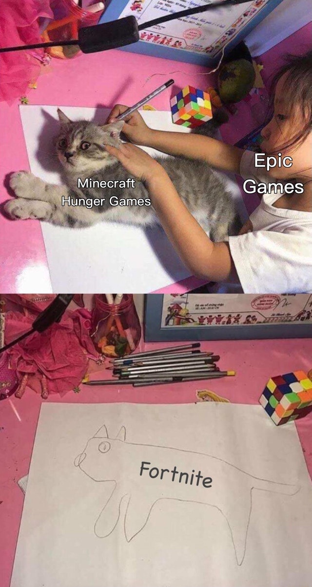 Memes del gatito calcado para sacar tu artista interior