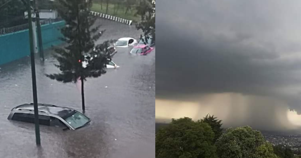 Fotos y videos de la lluvia de hoy