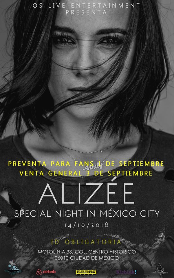 Alizee regresa a México