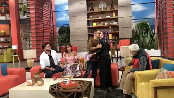 Natasha Dupeyron Mauricio Mancera Beso