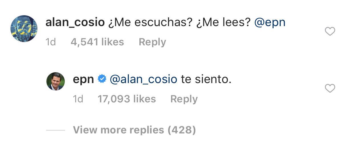 Me oyes me sientes epn