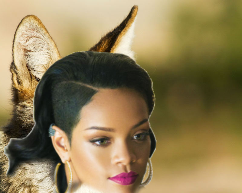 Rihanna comiendo elotes