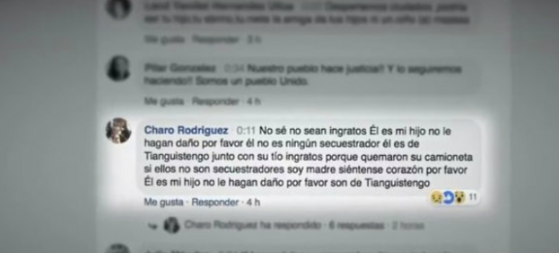 Madre vio en facebook live el linchamiento de su hijo