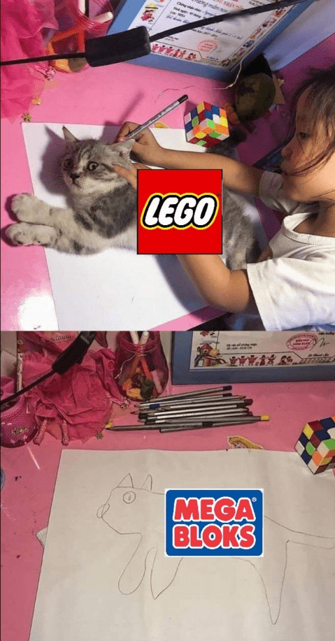 Memes del gatito calcado para sacar tu artista interior