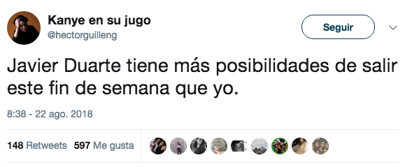 Modifican cargos contra Javier Duarte