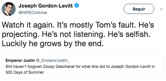 Joseph Gordon Levitt tom