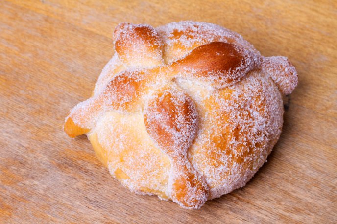 Torta de pan de muerto