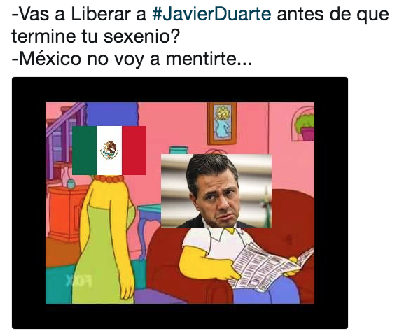 Javier Duarte podría salir de prision