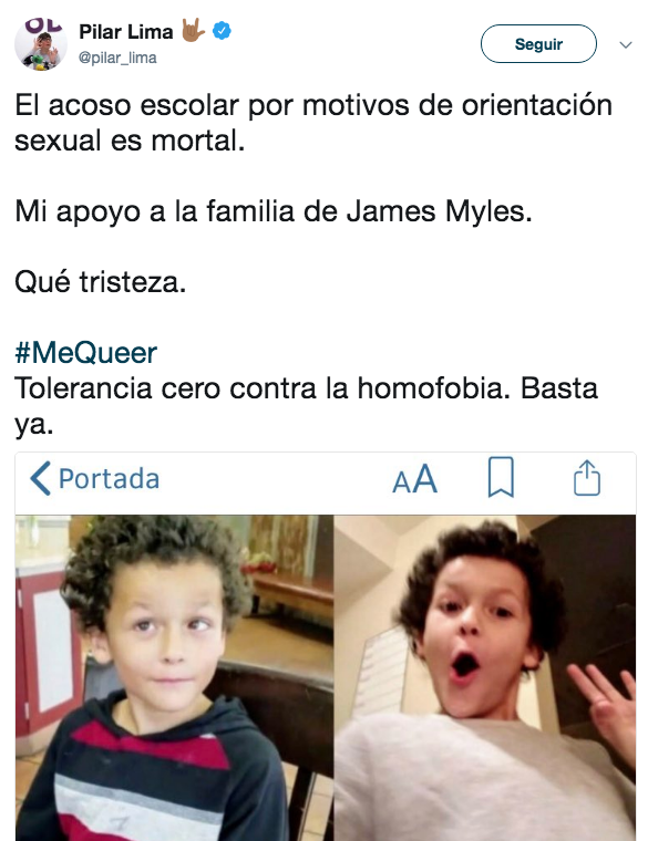 Reacciones a la muerte del caso James Myles