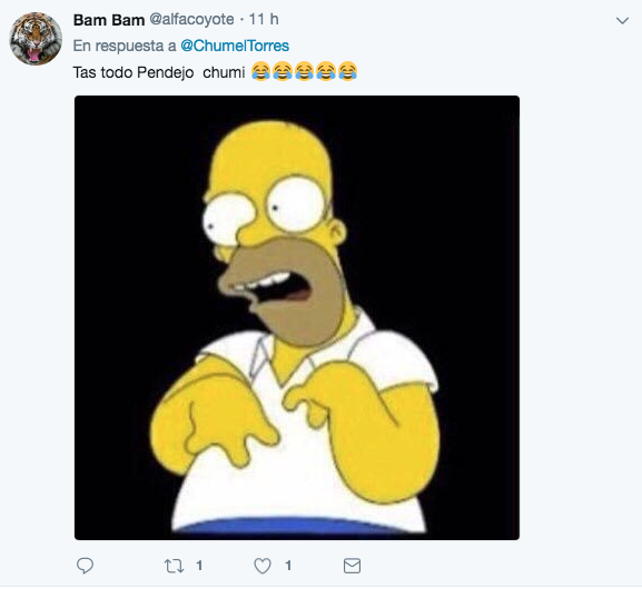 Tweet chumel torres reacciones
