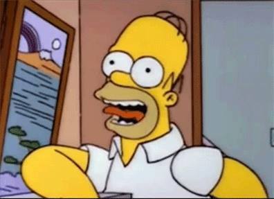 corta a su novio con diálogos de los Simpson