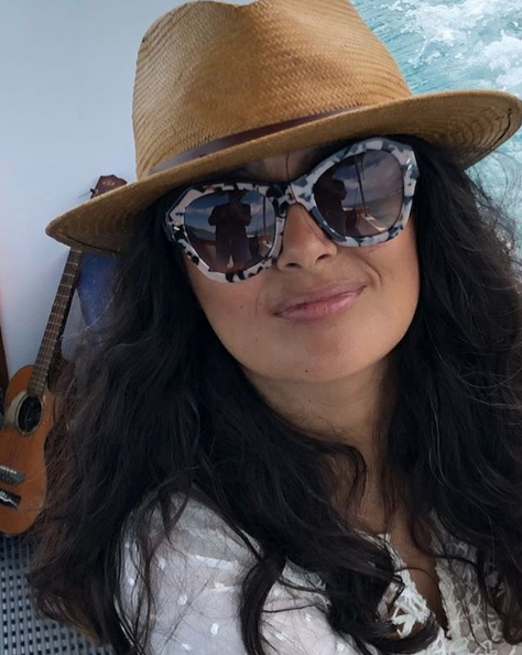 Salma Hayek Presume Vacaciones