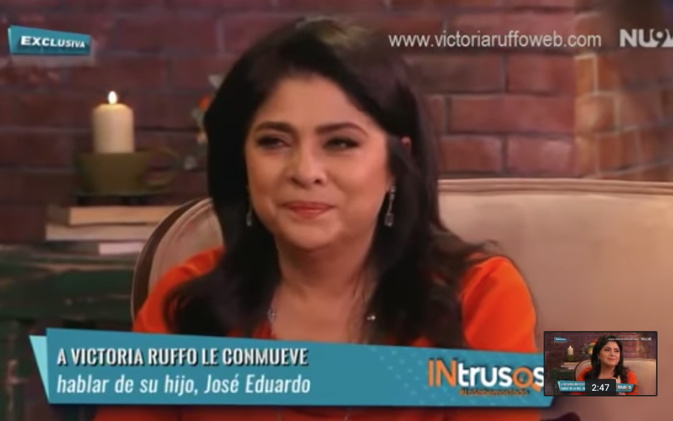 Victoria Ruffo rompió en llanto