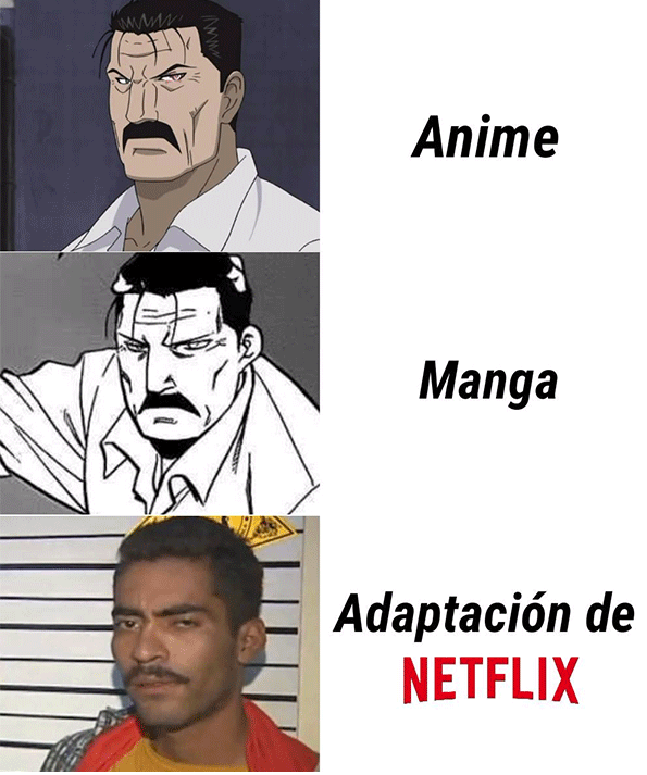 Memes porque no nos gustan las adaptaciones de Netflix