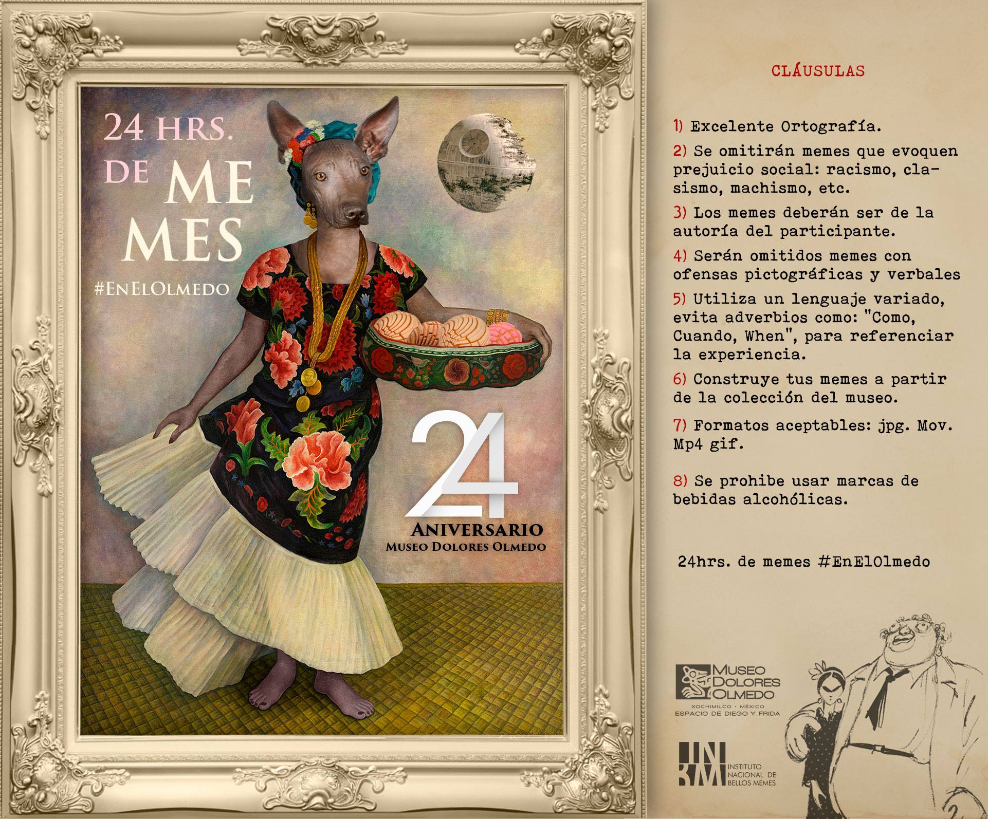 24 horas de memes museo dolores olmedo
