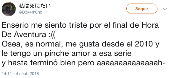 Hora de Aventura llegÃ³ a su fin y asÃ­ reaccionÃ³ el mundo