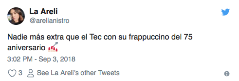 El Tec de Monterrey lanzó su proprio frapuccino