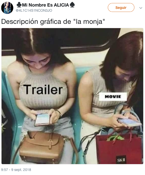 Los memes de La Monja para echarle agua bendita al rompope