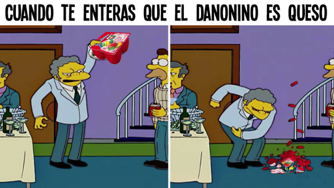 Memes para superar la traición de que el Danonino es queso