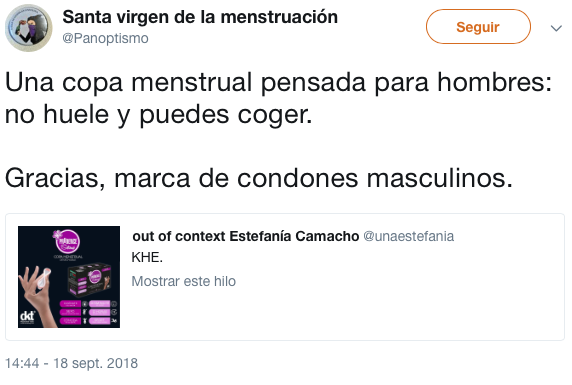 Lanzaron al mercado a una copa menstrual desechable