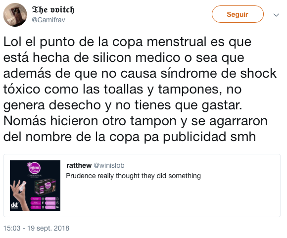Lanzaron al mercado a una copa menstrual desechable