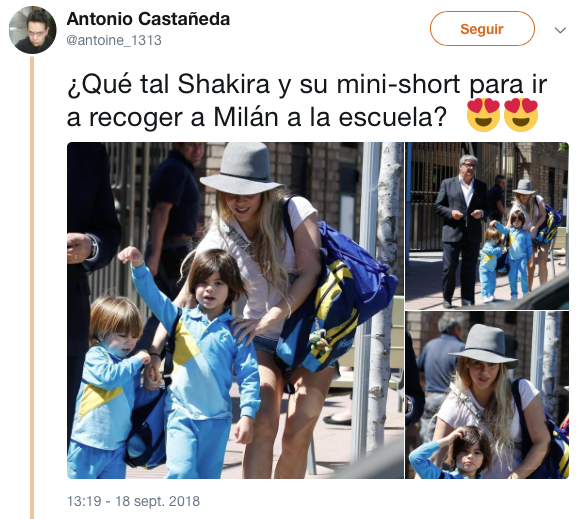 Critican a Shakira por recoger a su hijo con ropa atrevida