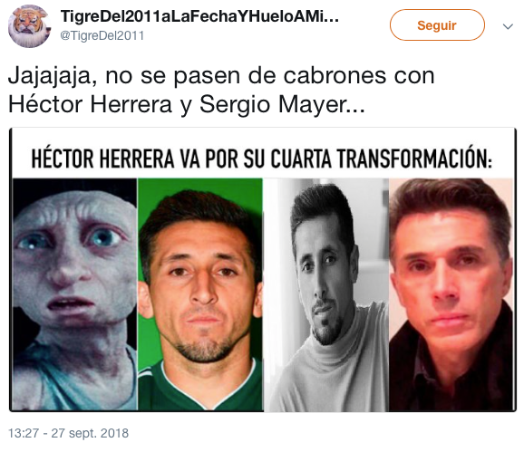 Estos memes te harán tan guapo como a Héctor Herrera