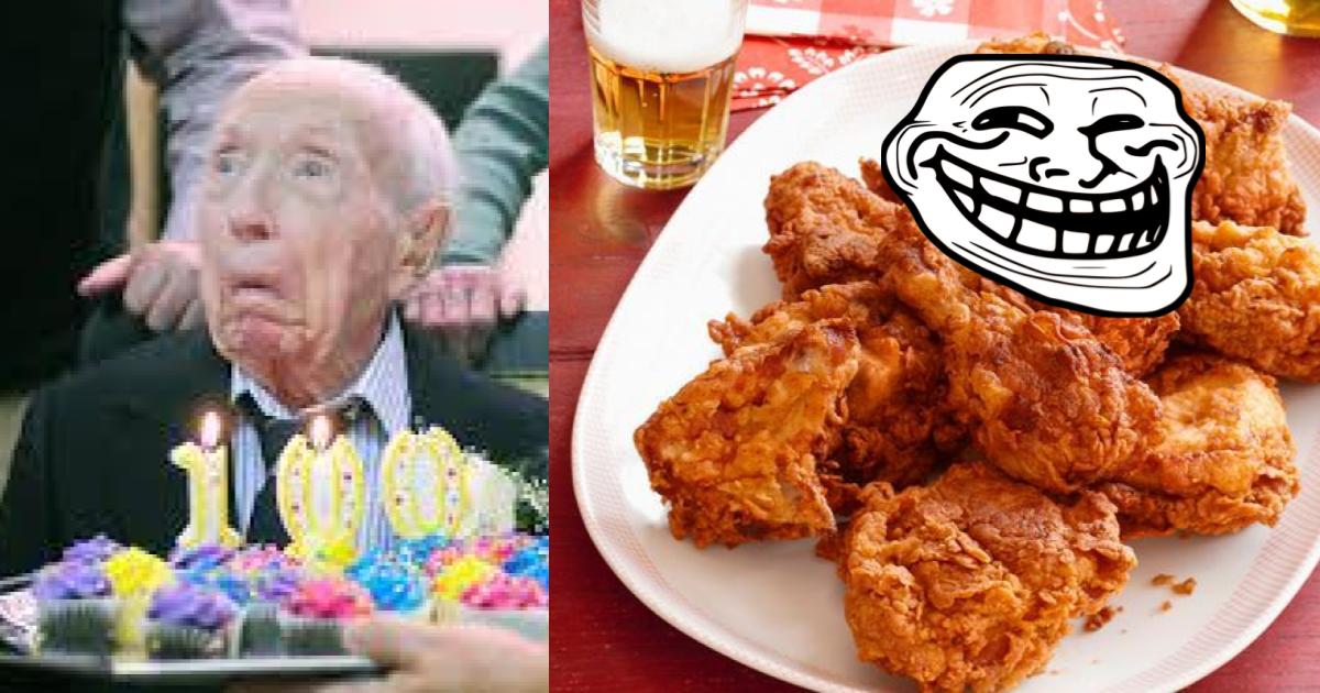Restaurante regala comida de por vida a abuelito de 100 aÃ±os