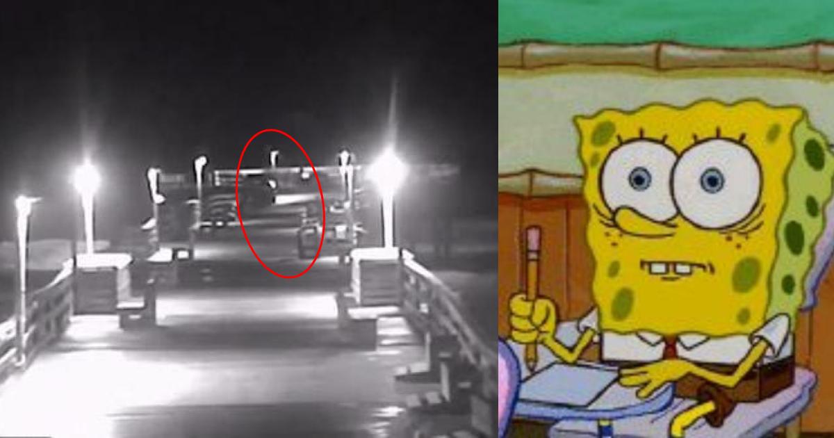 Video: Hombre fantasma camina en medio de huracán