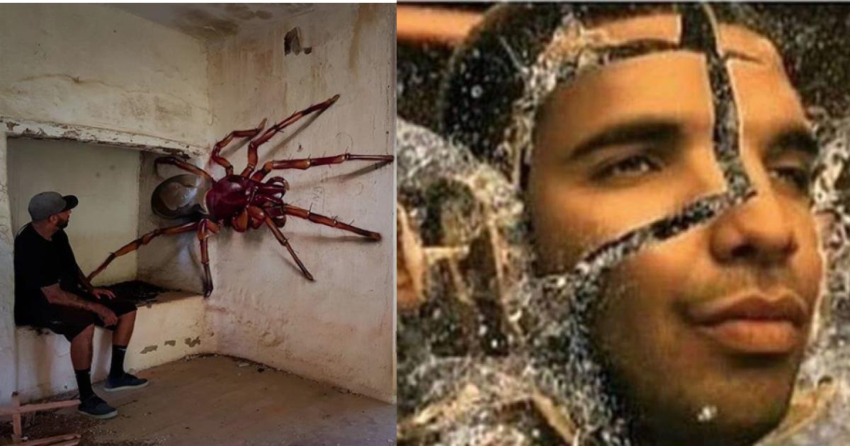 Estos grafitis en 3D van a explotarte la cabeza
