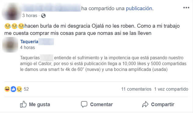 Confia en tatuados y le roban