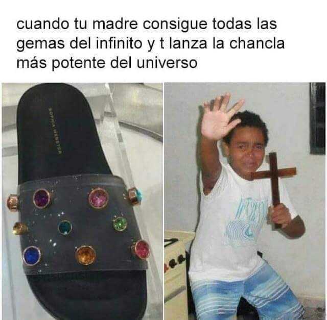 La Chancla del Infinito es real y es canon (algo así)