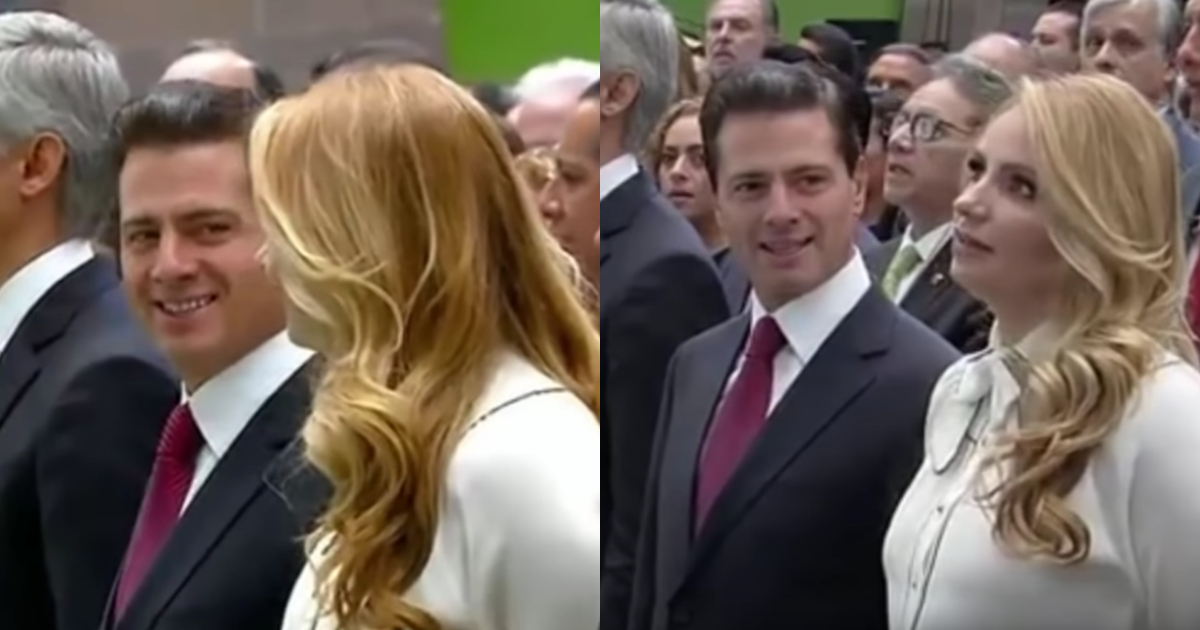 Enrique Peña Nieto Se Burla Angélica Rivera, Enrique Peña Nieto, Himno Estado De México, Angélica Rivera, Manuel Velasco, Alfredo Del Mazo