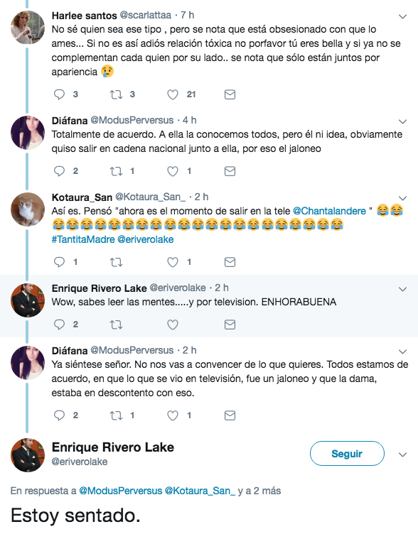 Chantal Andere aclara jaloneos esposo