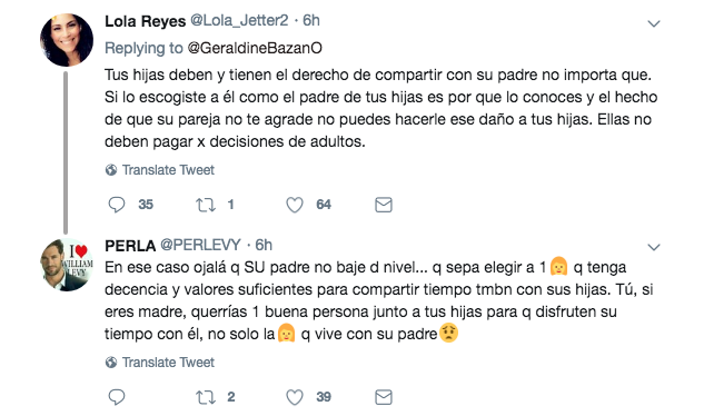 Geraldine Bazan arremete contra Irina Baeva
