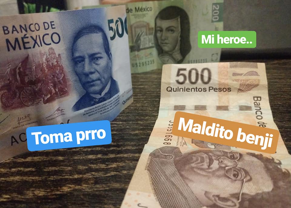 Historia de amor de billetes