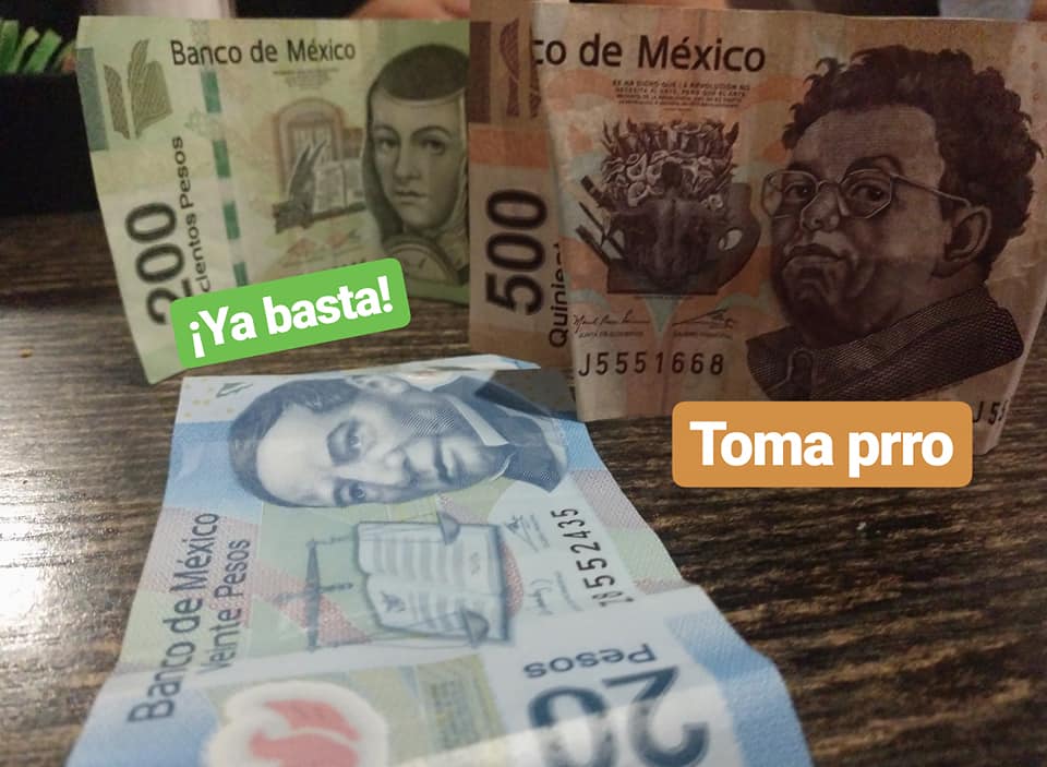 Historia de amor de billetes
