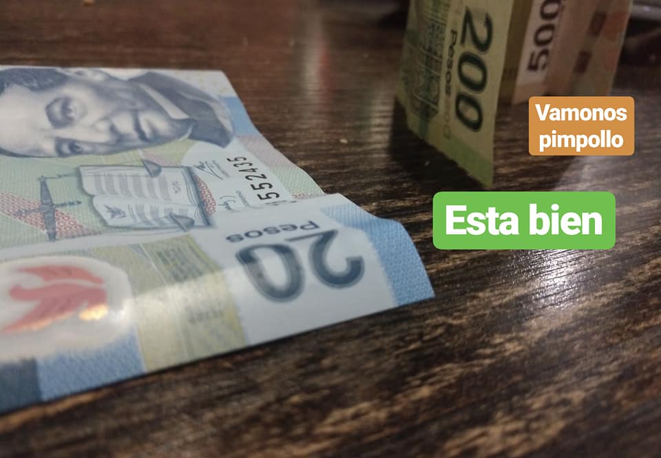 Historia de amor de billetes