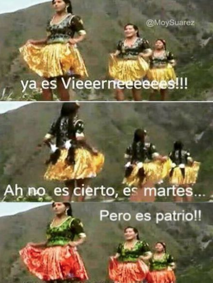 Memes del mes patrio