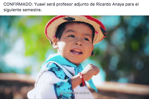 Mememes Ricardo Anaya en la UNAM