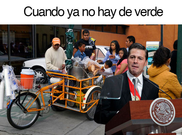 Memes de la cara de Peña Nieto en el sexto informe