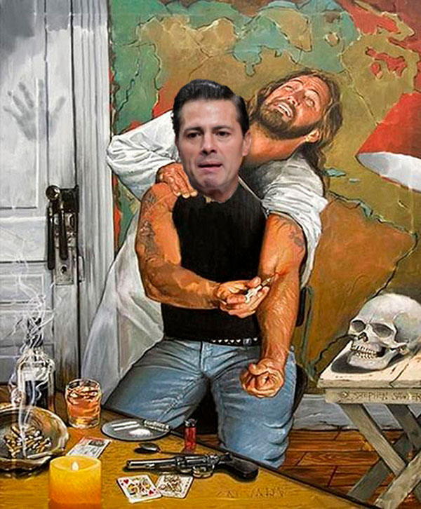 Memes de la cara de Peña Nieto en el sexto informe