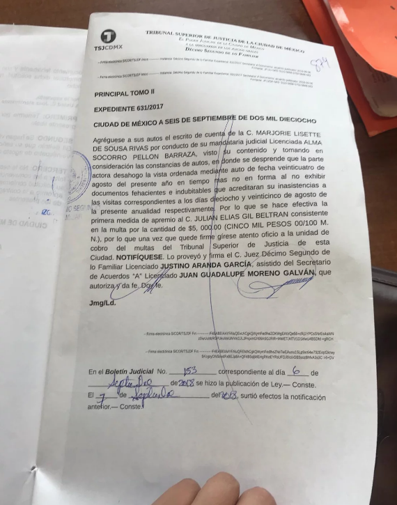Multan a JuliÃ¡n Gil