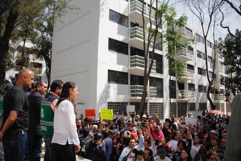Antes y después de edificios que se derrumbaron el 19S