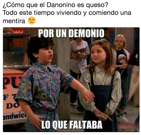 Memes para superar la traición de que el Danonino es queso