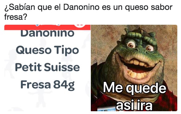 Memes para superar la traición de que el Danonino es queso