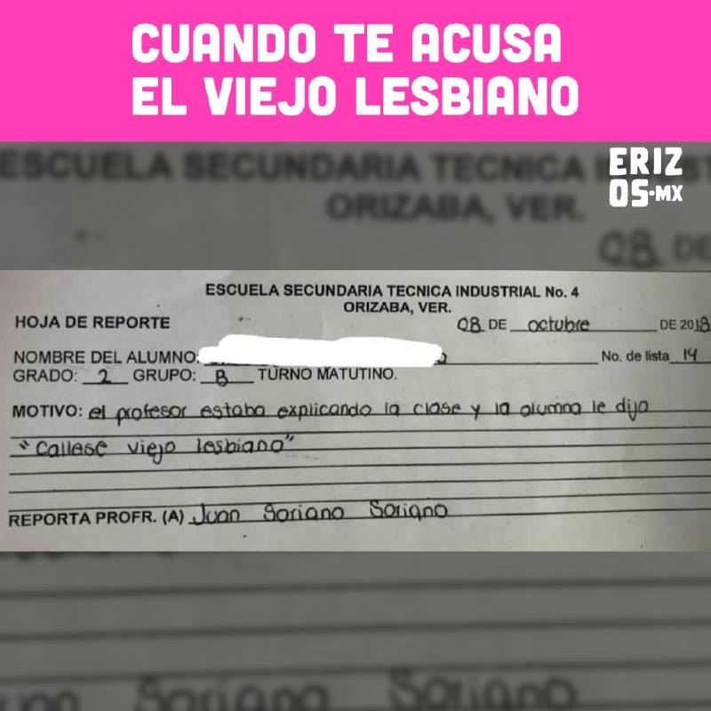 Expulsan a niña de escuela; viejo lesbiano la acusó
